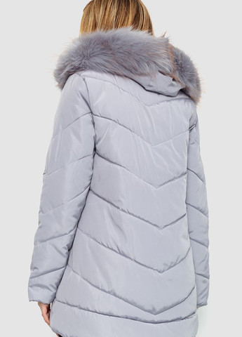 Светло-серая зимняя куртка Ager