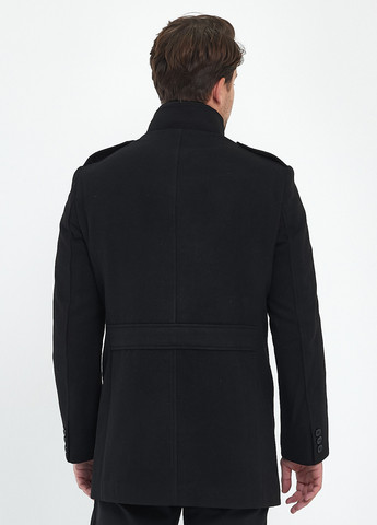 Темно-сіре демісезонне Пальто однобортне Trend Collection