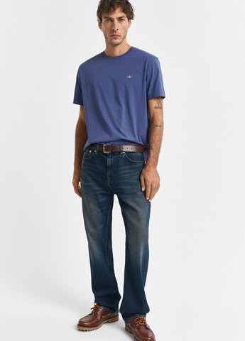 Синяя футболка Gant