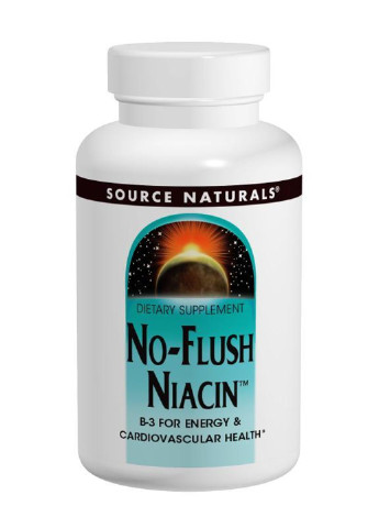 Ниацин (В3) 500мг,, 60 таблеток Source Naturals (255410134)