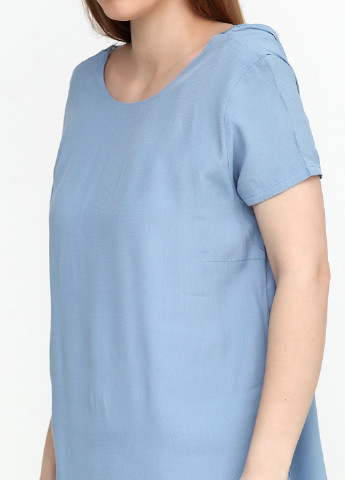Серо-голубая летняя блуза Object