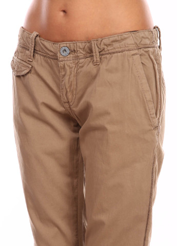 Светло-коричневые кэжуал летние прямые брюки Z-Brand