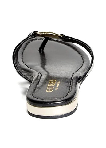 Черные кэжуал вьетнамки Guess со стразами, с логотипом