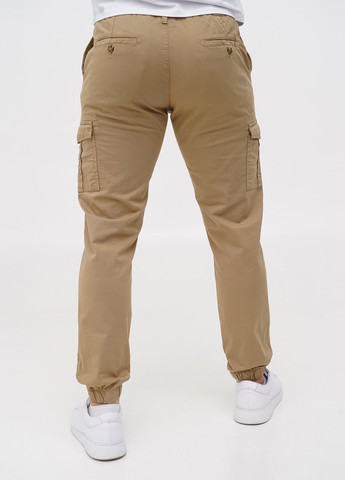 Бежевые кэжуал демисезонные джоггеры, карго брюки Trend Collection