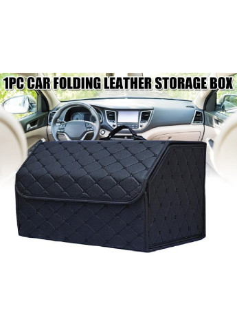 Органайзер складной сумка саквояж в багажник в автомобиль для продуктов с крышкой 66х32х30 см (473327-Prob) Черный Unbranded (254402613)