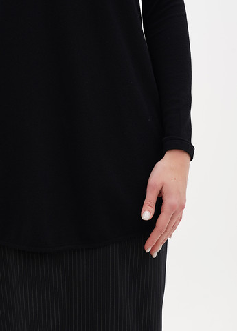 Чорна кежуал сукня Sassofono в смужку