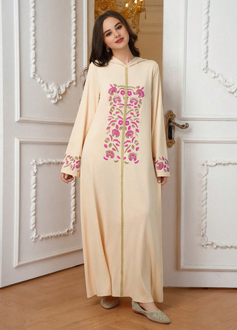 Кремовое платье SHEIN (366512755)