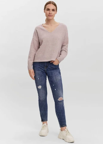 Бежевий демісезонний светр Vero Moda