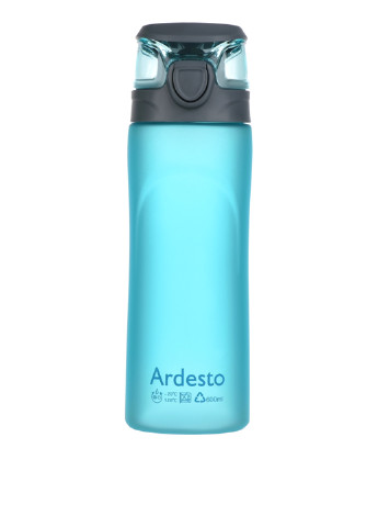Бутылка для воды Ardesto 600 мл, голубая, пластик (AR2205PB) голубая