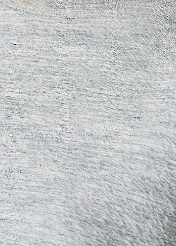 KOTON свитшот меланж светло-серый кэжуал хлопок