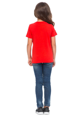 Яскраво-червона літня футболка Promin.