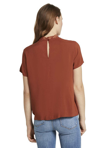 Теракотова блуза Tom Tailor