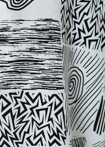 Белая кэжуал рубашка с рисунком KOTON