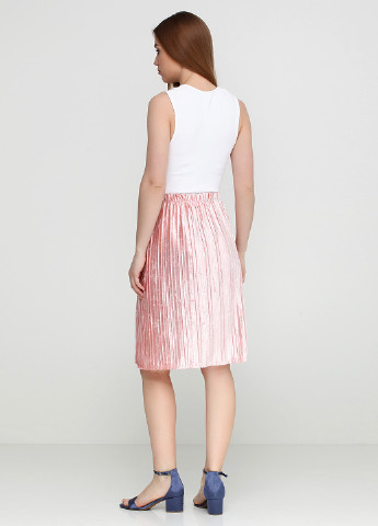 Светло-розовая кэжуал однотонная юбка My Shop