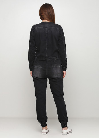 Комбінезон NU DENMARK градієнт темно-сірий джинсовий бавовна
