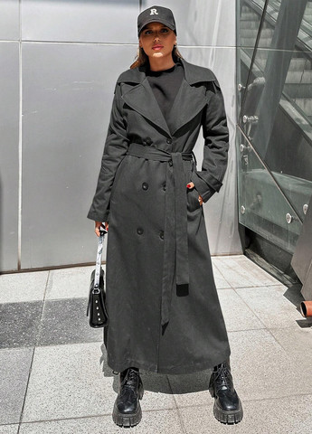 Плащ SHEIN тренчкот на пуговицах демисезон (301767630)