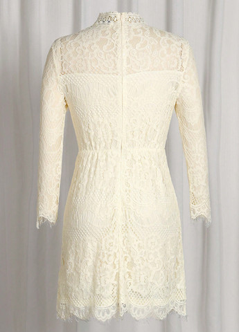 Кремова святковий сукня SHEIN однотонна