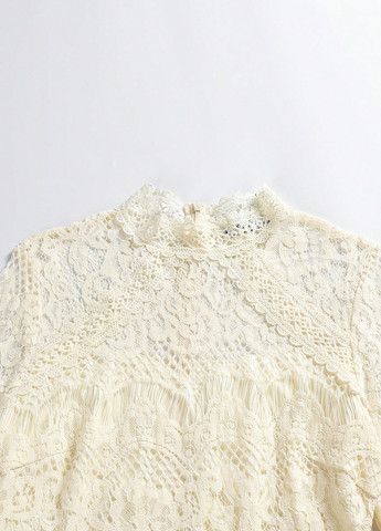 Кремова святковий сукня SHEIN однотонна