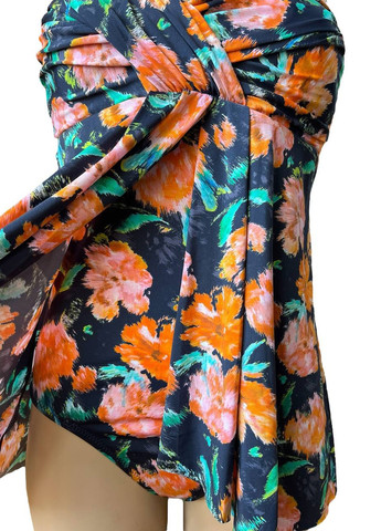 Комбінований літній купальник суцільний Garnet Hill