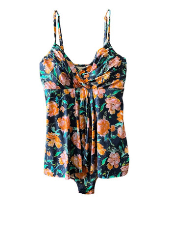 Комбінований літній купальник суцільний Garnet Hill