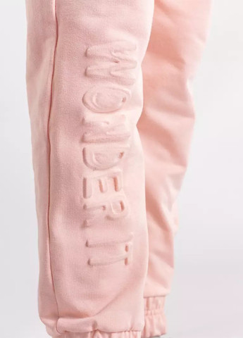 Розовые спортивные демисезонные джоггеры брюки BBL