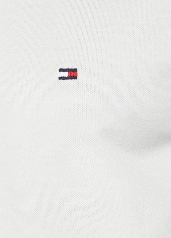 Белая футболка-поло для мужчин Tommy Hilfiger с логотипом