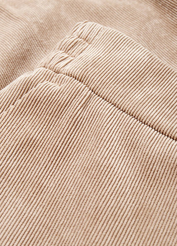 Бежевые кэжуал, классические демисезонные прямые, укороченные брюки C&A