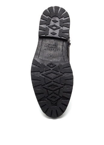 Черные осенние ботинки броги Broni
