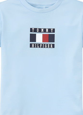 Блакитна демісезонна футболка Tommy Hilfiger