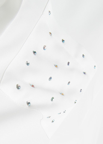 Белая классическая, кэжуал рубашка однотонная Reserved