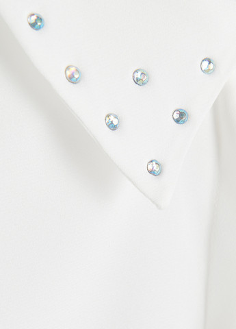 Белая классическая, кэжуал рубашка однотонная Reserved