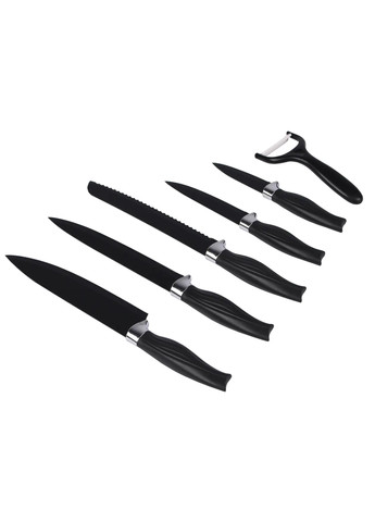 Набор ножей (6 пр.) TV-magazin чёрные,