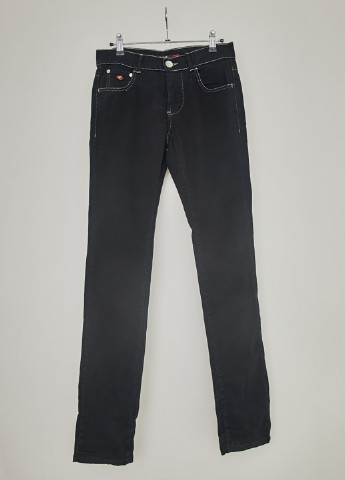 Черные демисезонные зауженные джинсы Energie