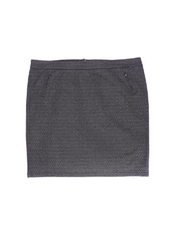 Черно-белая кэжуал с геометрическим узором юбка C&A карандаш
