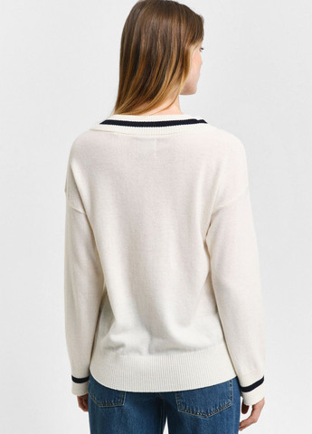 Чорно-білий зимовий пуловер пуловер Gant