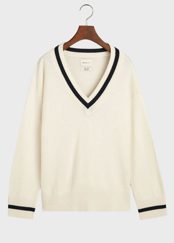 Чорно-білий зимовий пуловер пуловер Gant