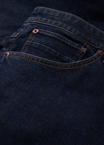 Темно-синие демисезонные слим джинсы C&A