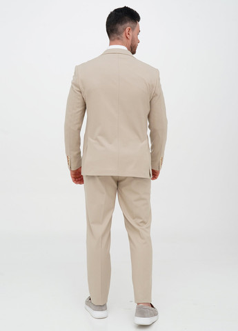 Бежевий демісезонний костюм (піджак, штани) брючний Trend Collection