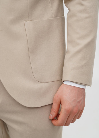 Бежевий демісезонний костюм (піджак, штани) брючний Trend Collection