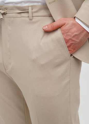 Бежевий демісезонний костюм (піджак, штани) брючний Trend Collection