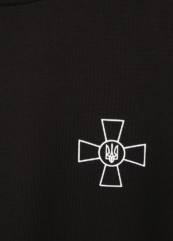 CLUB JU свитшот украинская символика черный повседневный