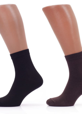 Набір чоловічих шкарпеток 20 пар, Чорний/Коричневий, класичні, 45-46 Rovix класична довжина (253189060)