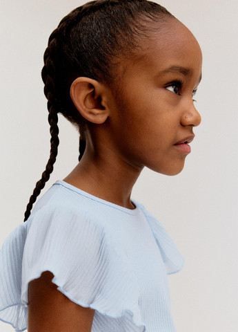 Блакитна літня футболка H&M