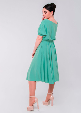Салатовое кэжуал платье so-78205-fis Alpama