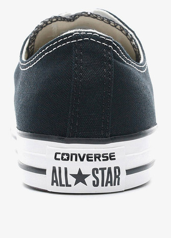 Черные кеды Converse CHUCK TAYLOR ALL STAR с белой подошвой, с логотипом