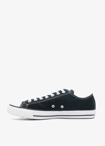 Черные кеды Converse CHUCK TAYLOR ALL STAR с логотипом, с белой подошвой