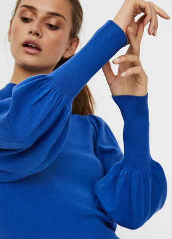 Синий демисезонный свитер Vero Moda