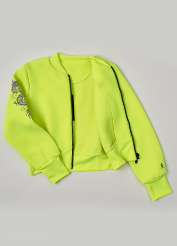 Зелений демісезонний Бомбер O! clothing