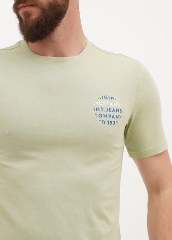 Світло-зелена футболка Mustang