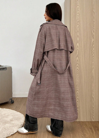 Плащ SHEIN тренчкот на пуговицах демисезон (325077937)